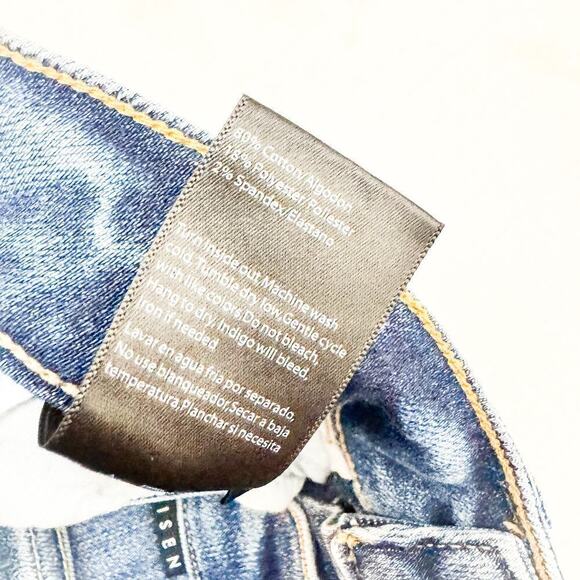 Risen Ripped Distressed Ripped Bootcut Flared Denim Jeans Size 0/24 - Picture 8 of 9